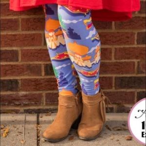 Aladdin Arabian Nights Flying Carpet Leggings